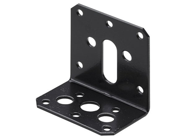 Equerre noir HETTICH, l.38 mm x P.58 cm