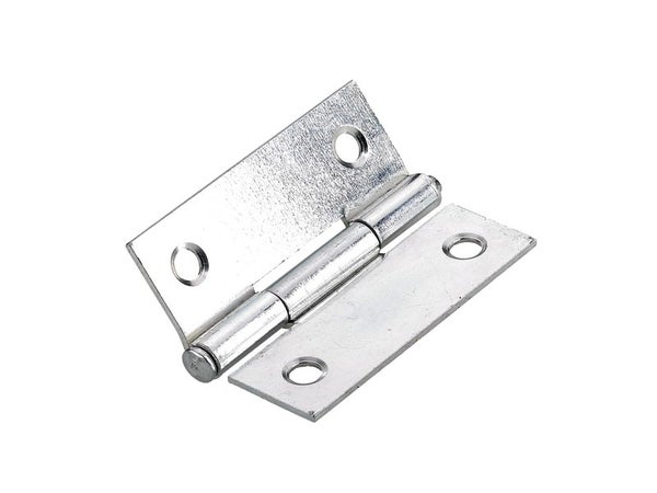 Lot de 2 charnières universel acier pour meuble, L.36 x l.45 mm