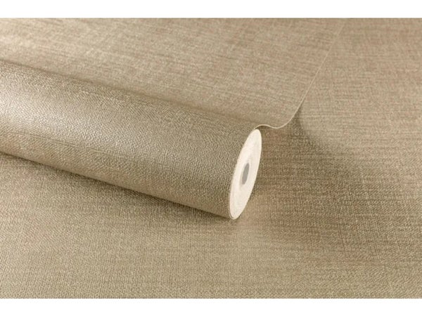 Papier peint vinyle Textile nacre dore