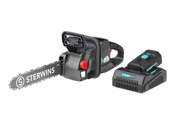 Tronconneuse sur batterie STERWINS 40 V l32 cm, guide de 45 cm