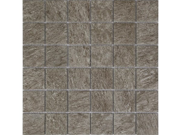 1 plaque mosaique sol Island gris 30 x 30 cm ARTENS