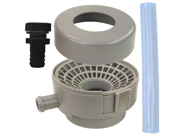 Kit raccord pour chéneau, diam.70, 80 et 100, gris