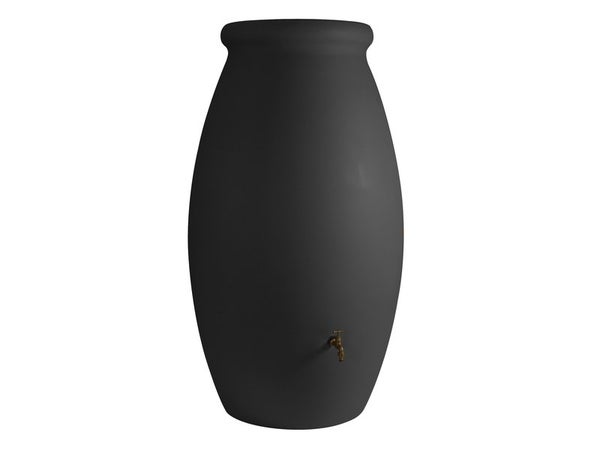 Récupérateur d'eau aérien amphore, 1000 litres, anthracite
