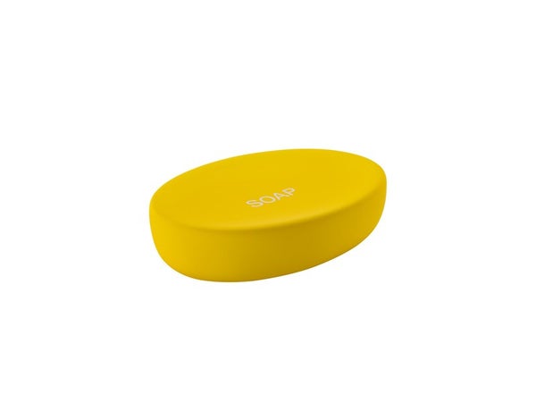 Porte-savon céramique Remix banana 4, jaune