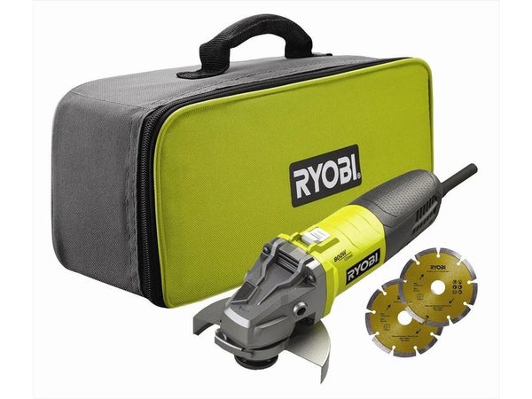 Meuleuse d'angle filaire RYOBI, Rag800-125sd1, 800 W