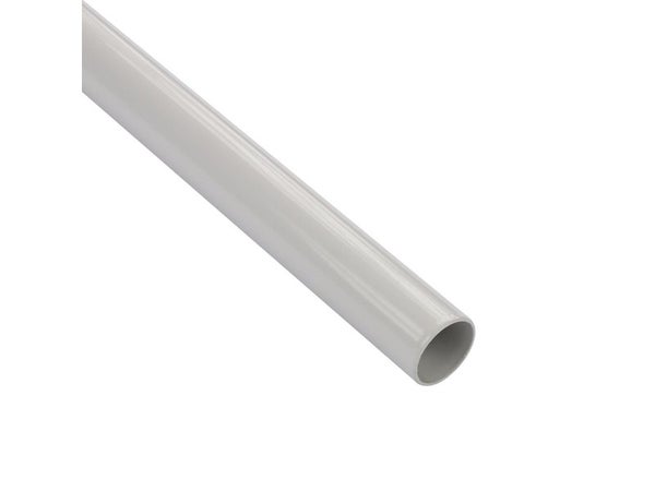 Barre de penderie blanc H.1.8 x l.200 x P.1.8 cm