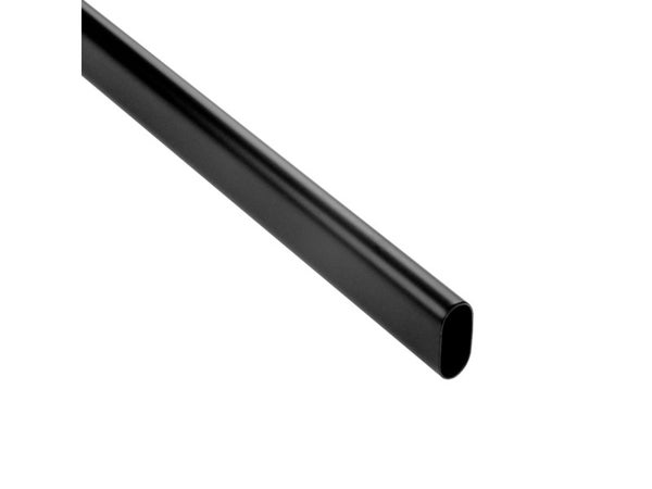 Barre de penderie noir H.3 x l.100 x P.1.5 cm
