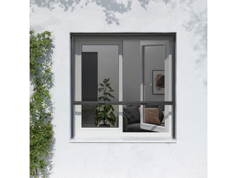 Moustiquaire Enroulable et Recoupable en PVC pour Fenêtre