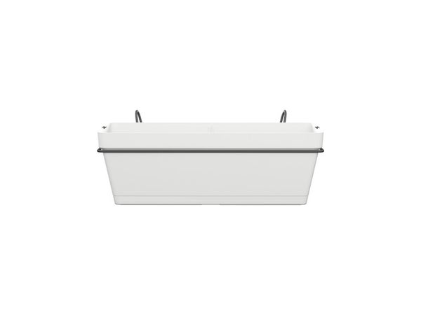 Jardinière et support plastique NATERIAL L.50 x l.49.97 x H.19.156 cm blanc
