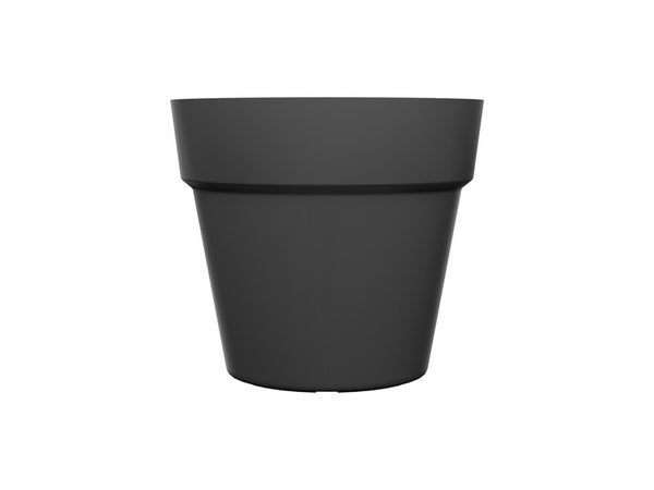 Pot plastique NATERIAL Diam.29.5 x H.25.8 cm anthracite