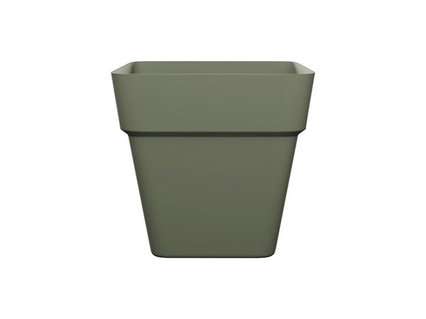 Pot polypropylène NATERIAL x l.29.5 x H.28 cm vert olive