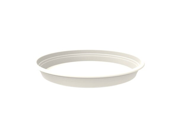 Soucoupe polypropylène NATERIAL Diam.21.7 x H.2.9 cm blanc