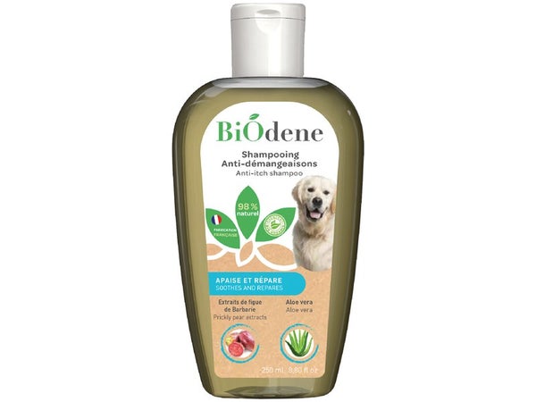 Shampooing anti-démangeaisons pour chien, BIODENE, 250 ml
