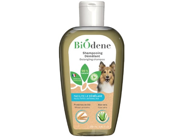 Shampooing démêlant pour chien, BIODENE, 250 ml