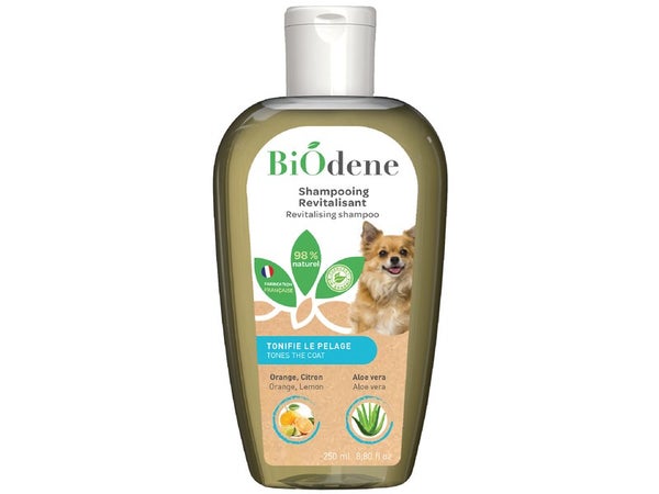 Shampooing revitalisant pour chien, BIODENE, 250 ml