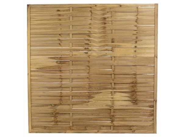 Panneau bois occultant Elia, l.180 x H.180 cm brun clair