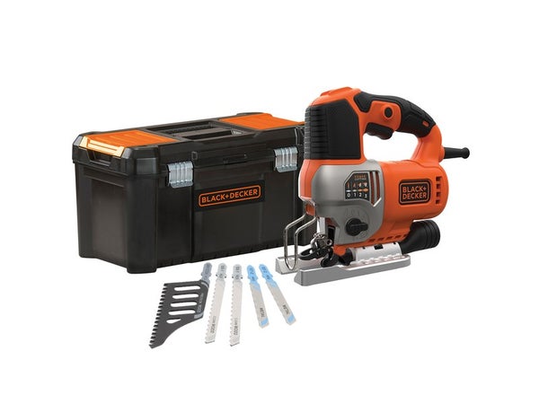 Scie sauteuse pendulaire filaire BLACK + DECKER Bes610ka5 650 W