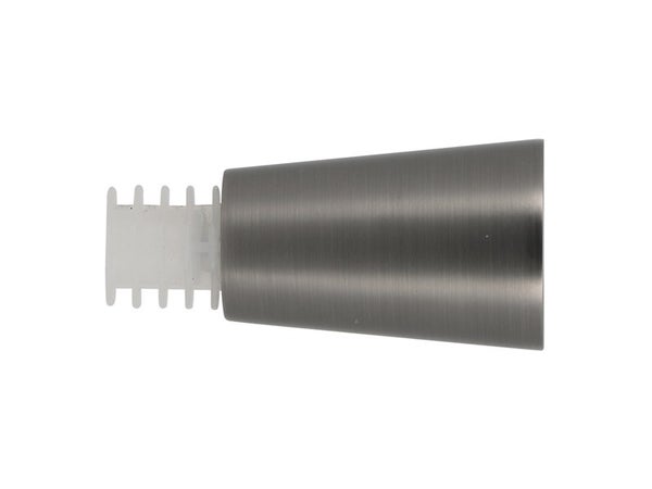 Lot de 2 embouts Pommeau D20mm gun MOBOIS, titane foncé