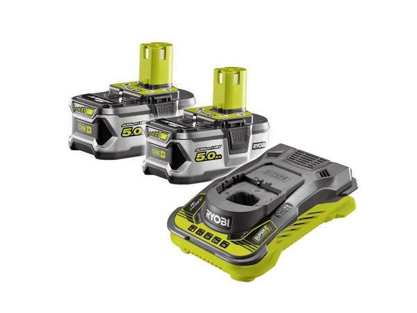 Kit 2 outils RYOBI Rc18150-250x, 18 V 5 ah, 2 batteries