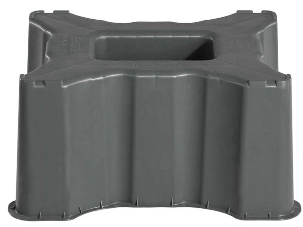Support cuve rectangulaire GARANTIA, 300 litres, gris