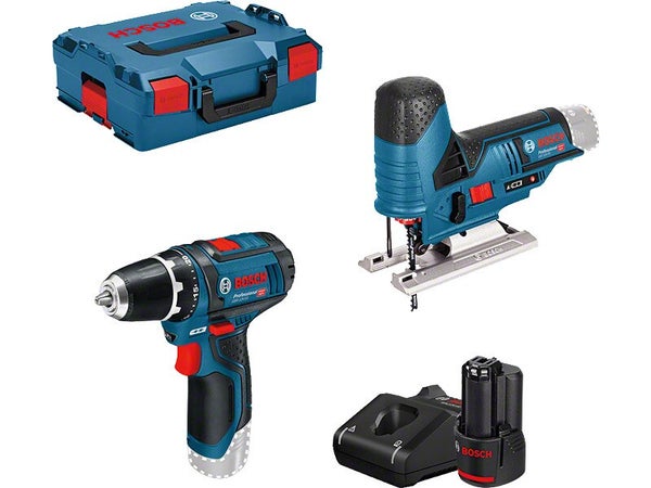 Kit de 2 outils sans fil BOSCH PROFESSIONAL, 12 V 2 Ah, 2 batteries