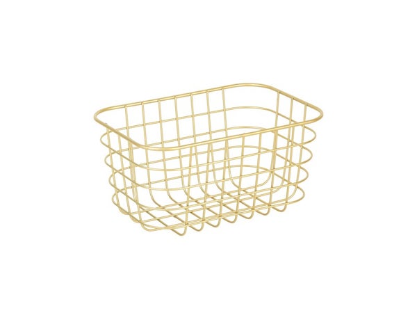 Panier H.13 x l.25 x P.13 cm, metal
