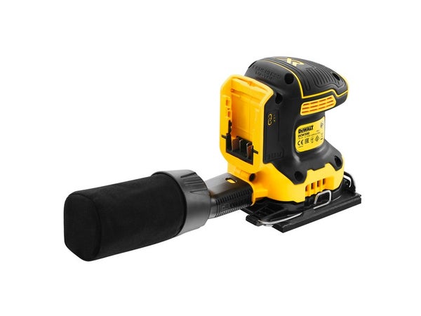 Ponceuse vibrante sans fil 1/4 feuille, DEWALT DCW200NT, sans batterie, 18 V