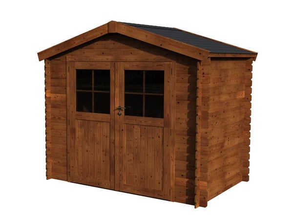 abri de jardin bois NATERIAL KIPO EVOLUTION + Ep. 19 mm, 4.98 m2