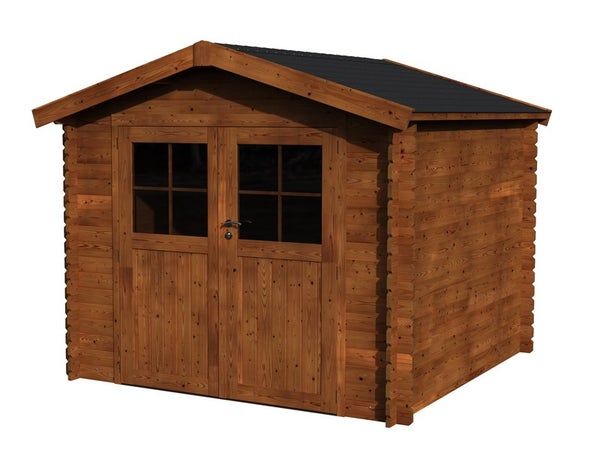 abri de jardin bois NATERIAL KaBEO EVOLUTION + Ep. 28 mm, 8.23 m2