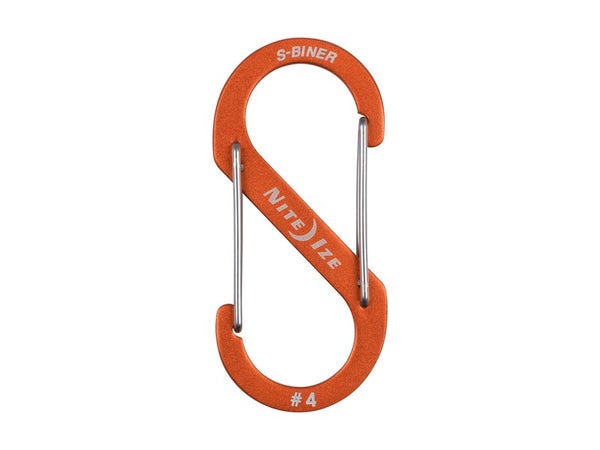 Mousqueton aLuminium Laque NITE IZE, L.  9 x L.  4  cm x Ep.0.8 mm