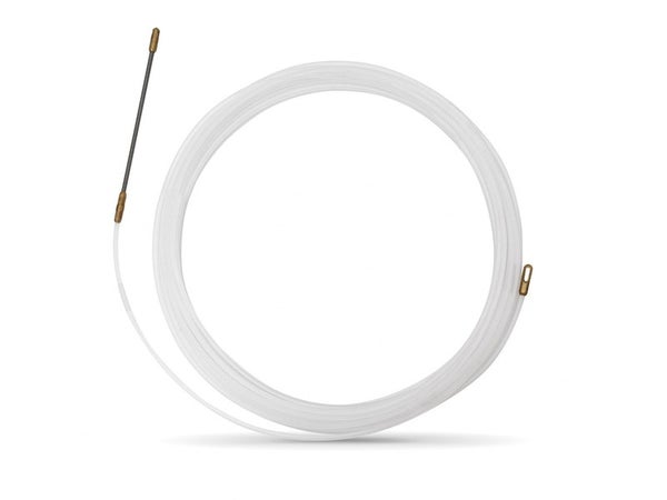 Tire-fil nylon, L.10 m, Diam.3 mm, blanc