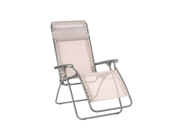 Relax de jardin en acier R clip LAFUMA MOBILIER Batyline, magnolia