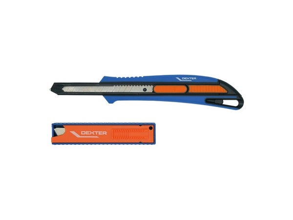 Cutter retractable, DEXTER, 9 mm