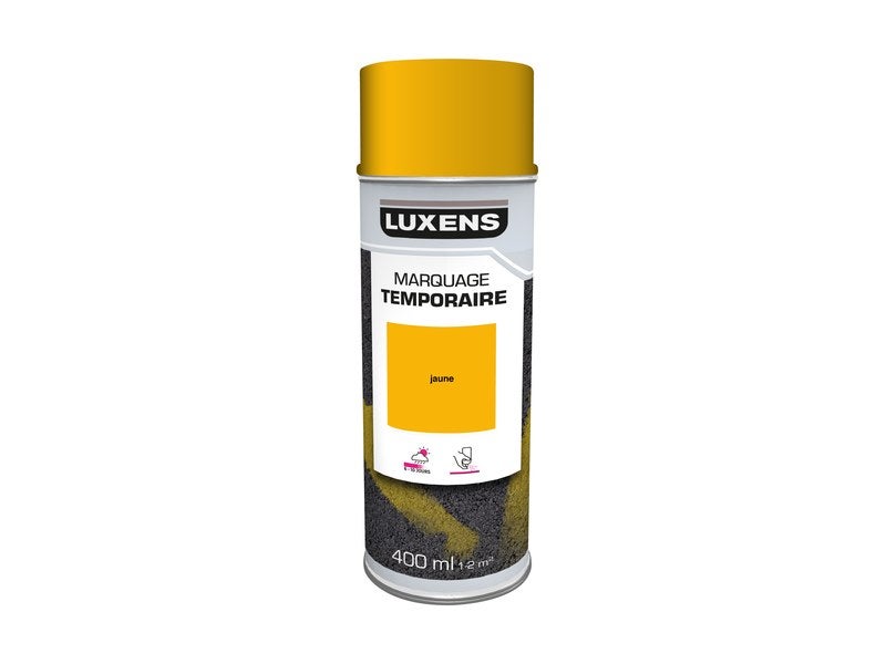 Aérosol de marquage LUXENS jaune mat 400 ml