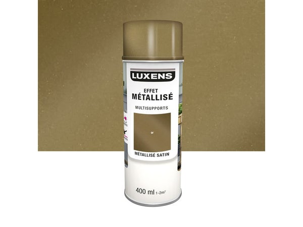 Peinture aérosol Multisupports LUXENS or métallisé 400 ml