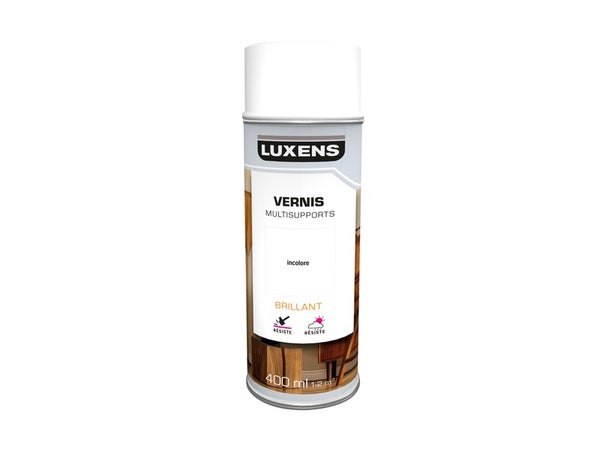 Vernis en bombe aérosol LUXENS brillant 400 ml