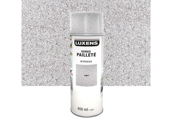 Vernis en bombe aérosol LUXENS pailleté 400 ml