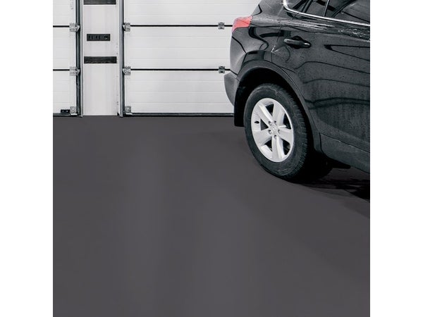 Peinture pour sol garage béton et carrelage haute resistance, LUXENS, 0.5 L granit 1 satiné