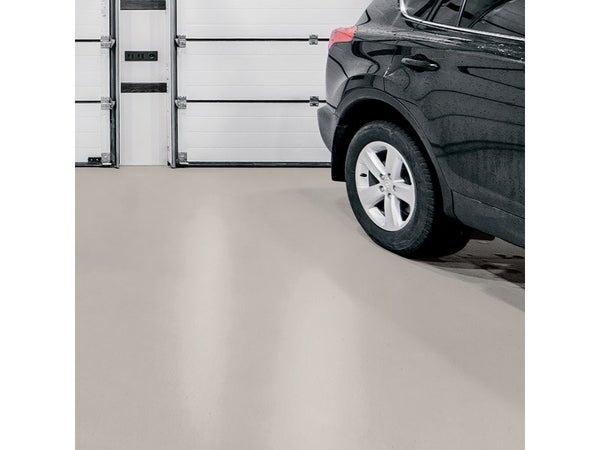 Peinture pour sol garage béton et carrelage haute resistance, LUXENS, 0.5 L trench 6 satiné