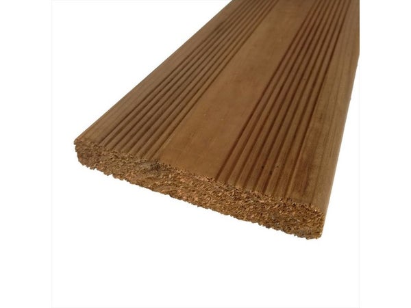 Planche en pin marron, KUHMO2 ECO, L.240 x l.12 cm x Ep.21mm