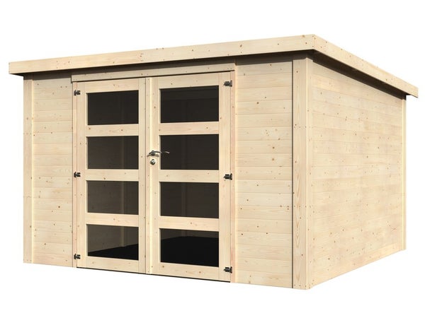 Hobby 198x198 PD Abri de jardin en bois pour outils Cabanon extérieur