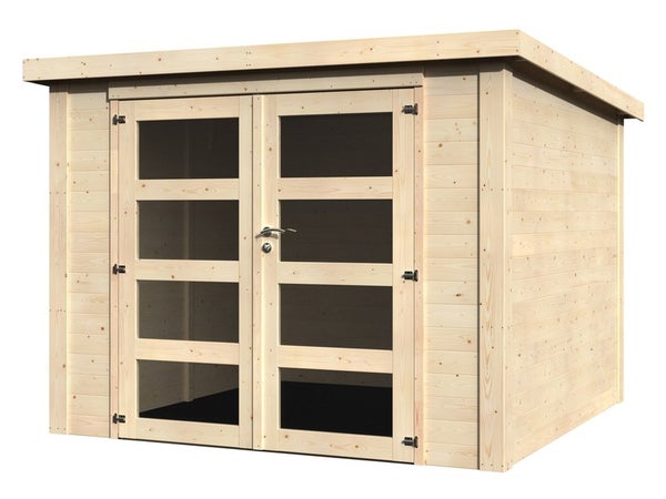 Abri de jardin bois KUTA AXESS CONTACT Ep. 28 mm, 7.8 m²