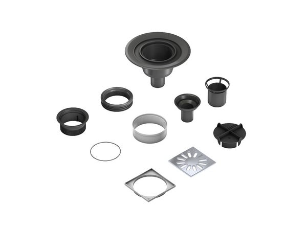 Siphon vertical grille, Diam.50 mm, WEDI