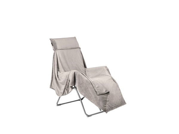 Plaid relax flocon LAFUMA MOBILIER, l.180 x H.150 cm, beige inuit
