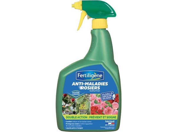 Traitement des maladies rosiers FERTILIGENE , pourarbres et arbustes, 800ml