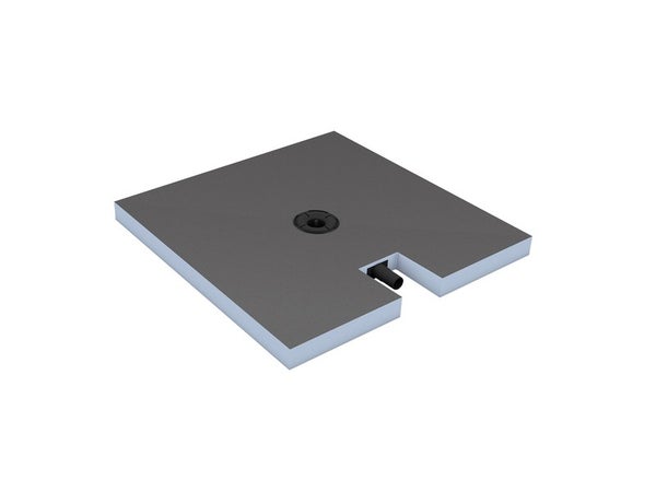 Receveur de douche à carreler rectangulaire L.140 x l.90 cm, WEDI Plano