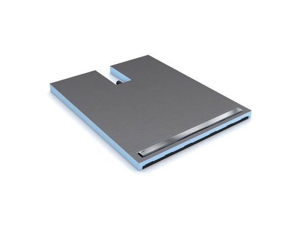 Receveur de douche à carreler rectangulaire L.120 x l.90 cm, WEDI Plano line