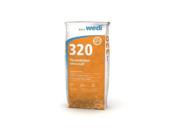 Colle universelle WEDI, poudre, sac de 25 kg