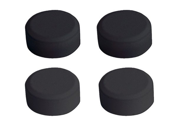 Fixations miroirs rondes noires