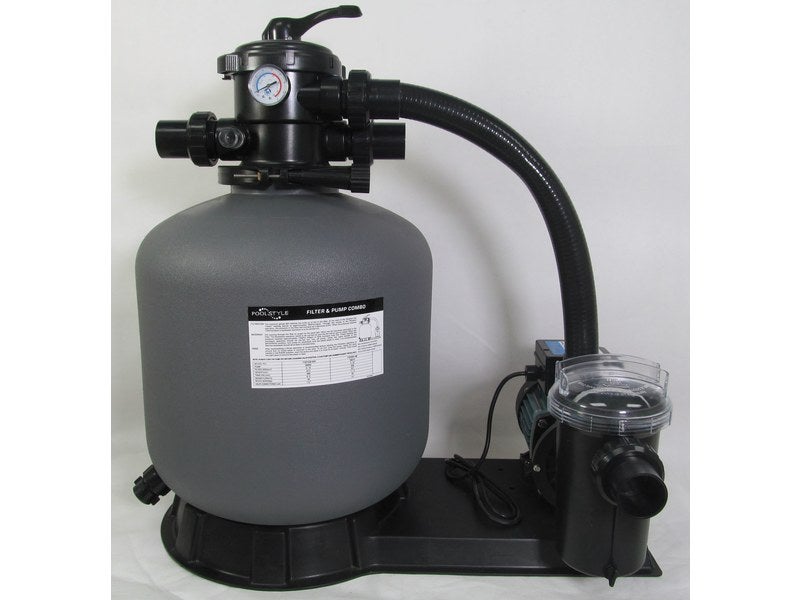 Kit de filtration à sable sur platine Poolstyle 11m3 d500 v6v 3/4cv